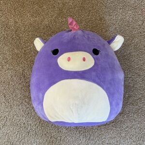 Kellytoy‎ Squishmallows Astrid Purple Unicorn Plush Stuffed Animal